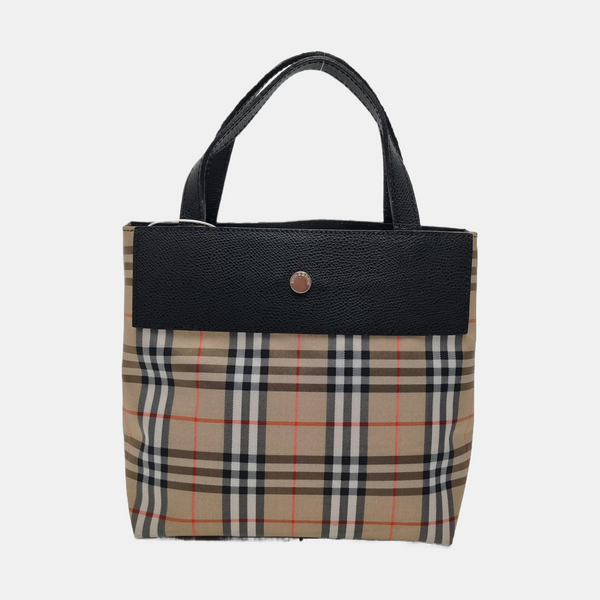 Nylon Top Handle Bag Multicolor