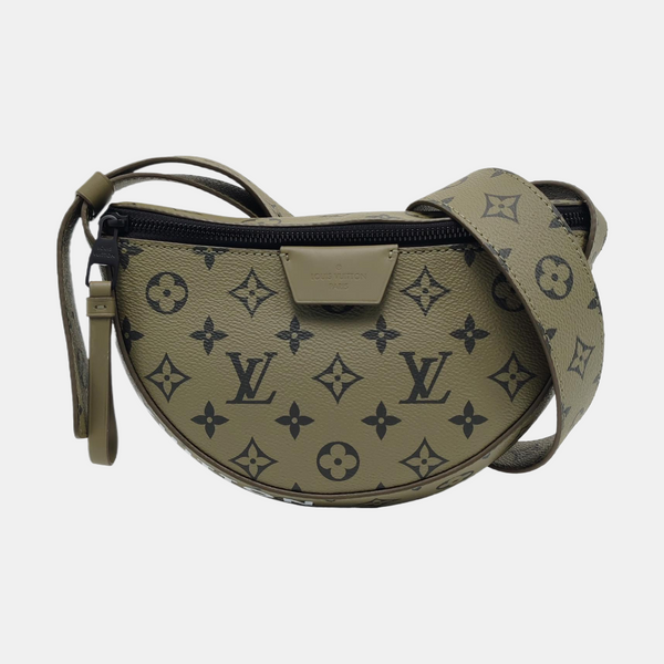 Monogram Coated Canvas Green