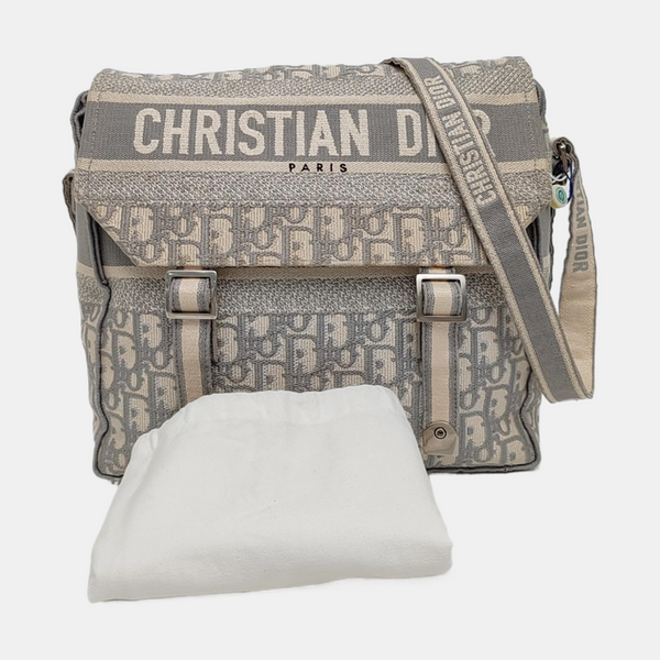 Diorcamp Large Oblique Canvas Gray