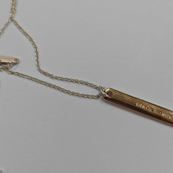 Collar de plata de ley 925 Tiffany 1837