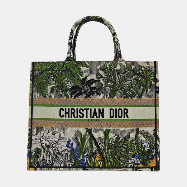 Book Tote Large Canvas Multicolor