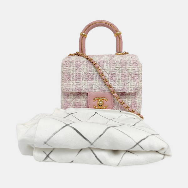 Mini Quilted Wool Pink