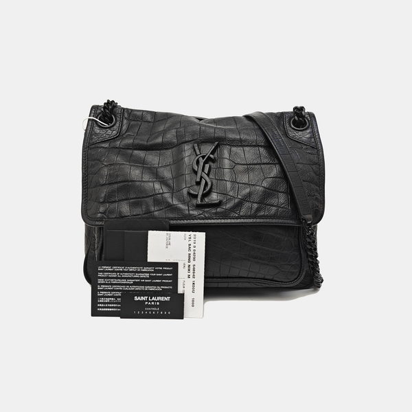 NIKI Medium Calfskin Black