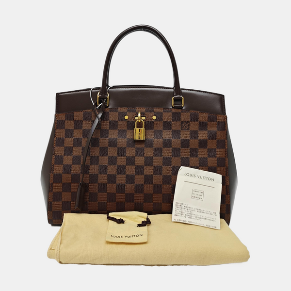 RIVOLI Damier Ebene Coated Canvas Brown