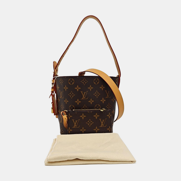 ALL IN Monogram Coated Canvas Brown