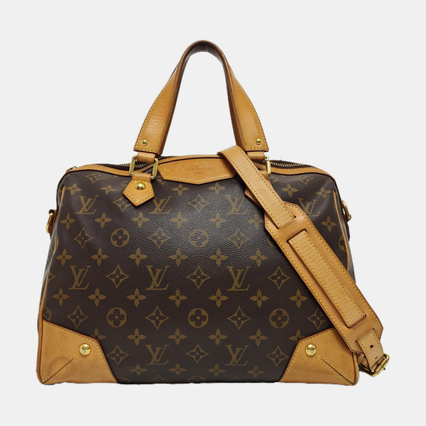RETIRO NM Monogram Coated Canvas Brown
