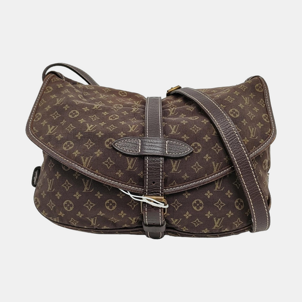 SAUMUR 28 Monogram Canvas Brown