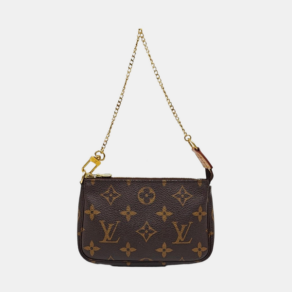 ACCESSOIRES Mini Monogram Coated Canvas Brown