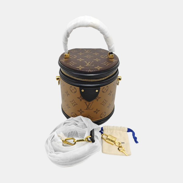 CANNES PM Monogram Coated Canvas Brown