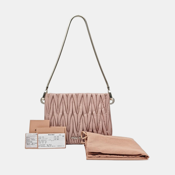 Matelassé Quilted Lambskin Pink