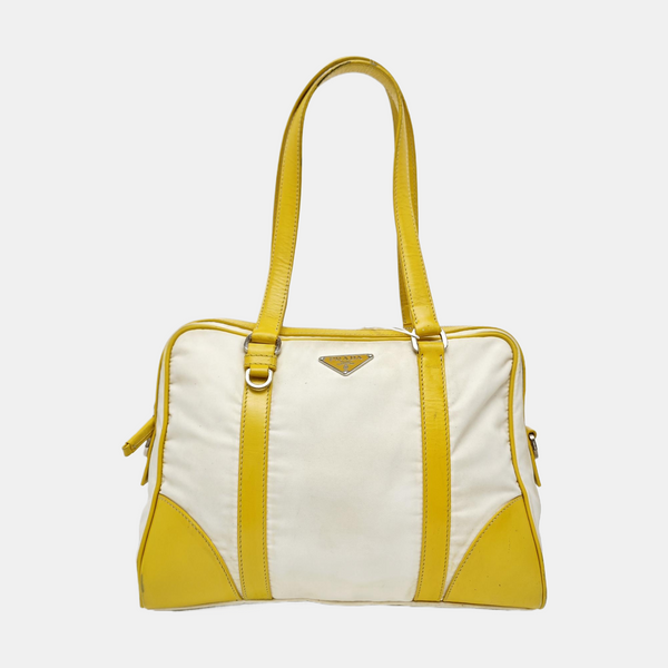 Nylon Top Handle Bag Multicolor