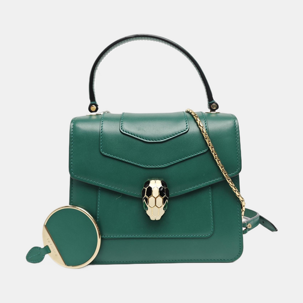 SERPENTI FOREVER Calfskin Green