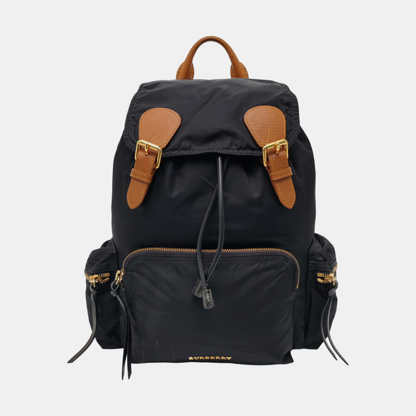The Rucksack Large Nylon Black