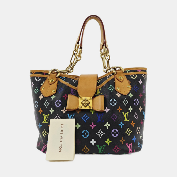 LV × TM ANNIE Monogram Coated Canvas Black