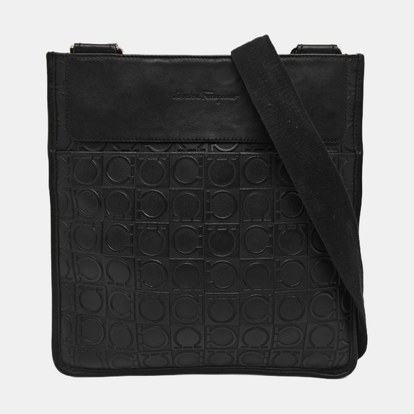 Calfskin Shoulder Bag Black