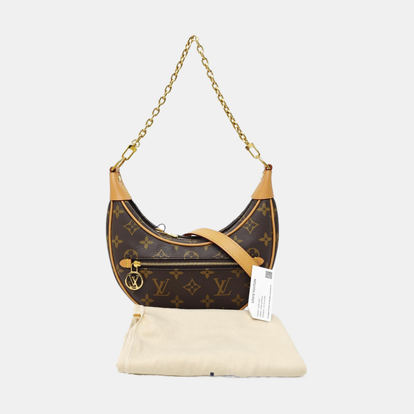 LOOP Monogram Coated Canvas Brown