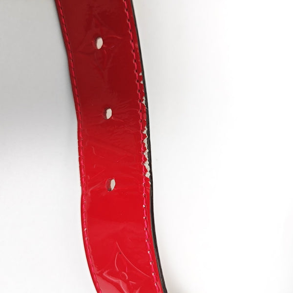 Leather Belt Red