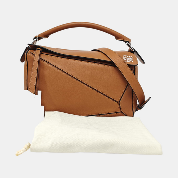 Puzzle Small Calfskin Brown