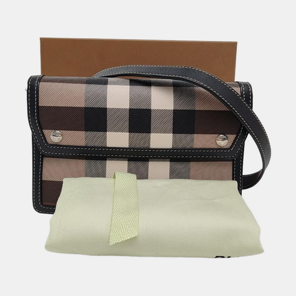 Canvas Shoulder Bag Brown