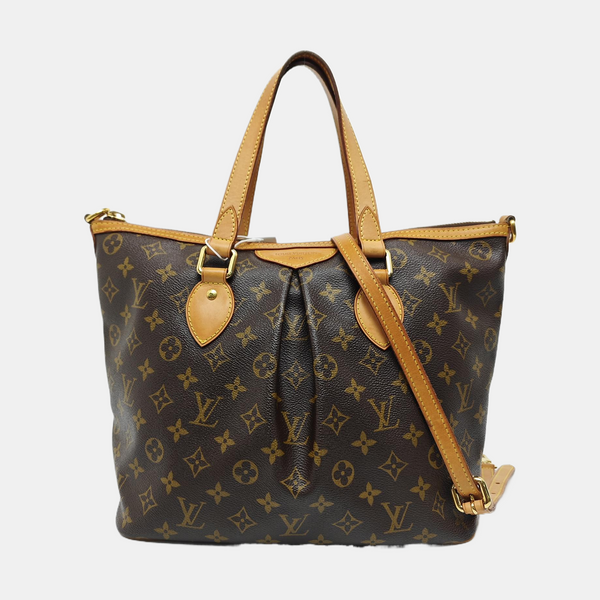 PALERMO PM Monogram Coated Canvas Brown