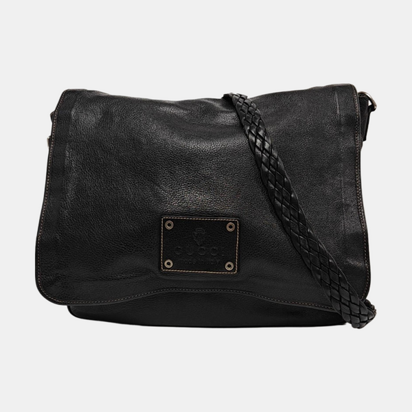 Calfskin Shoulder Bag Black