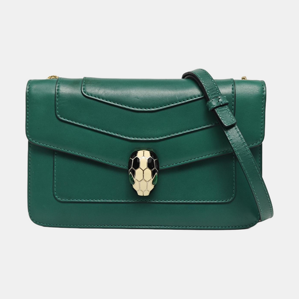 SERPENTI FOREVER Small Calfskin Green