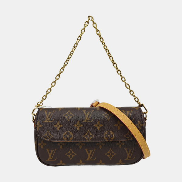 IVY Monogram Coated Canvas Brown