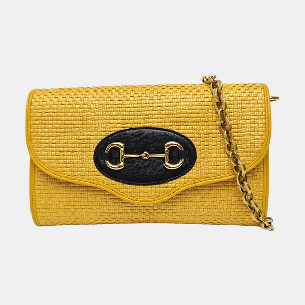 Horsebit 1955 Small Fabric Yellow