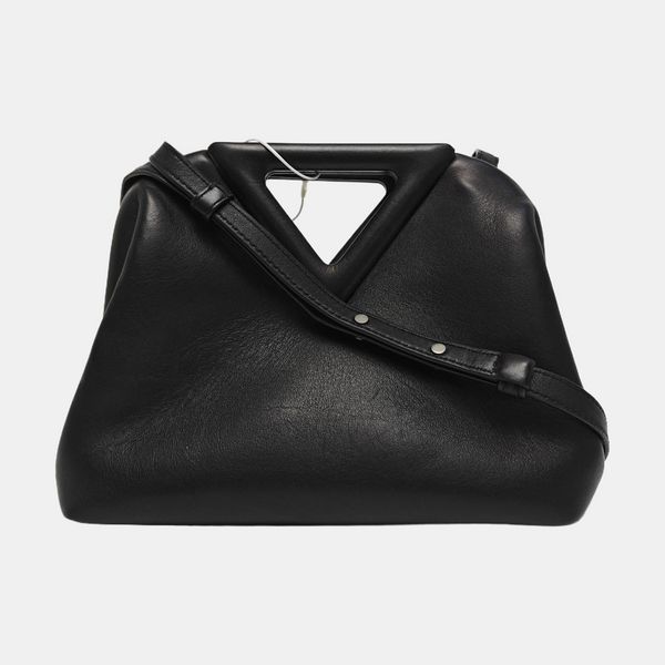 Point Small Calfskin Black