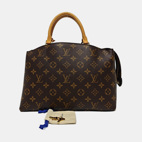 PALAIS PM Monogram Coated Canvas Brown
