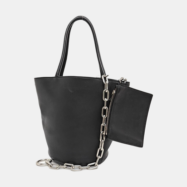 Leather Tote Bag Black