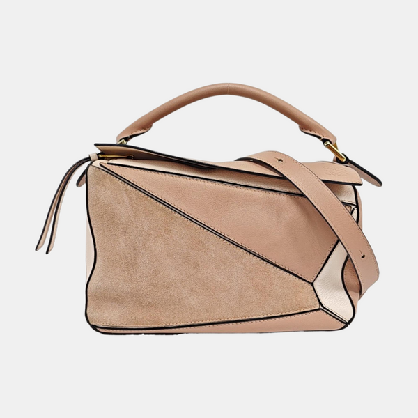 Authenticated pre-owned Puzzle Small Calfskin Pink - Shoulder Bag at Looply
