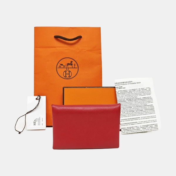 Calvi Evercolor Red Card Holder