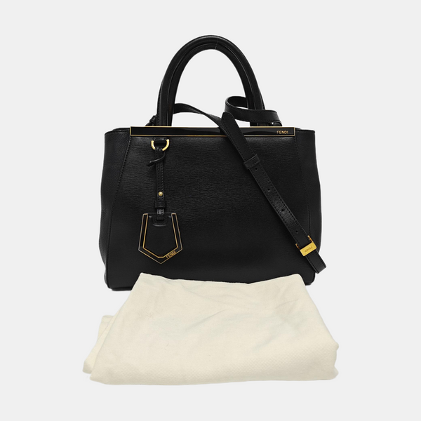 2 Jours Small Calfskin Black