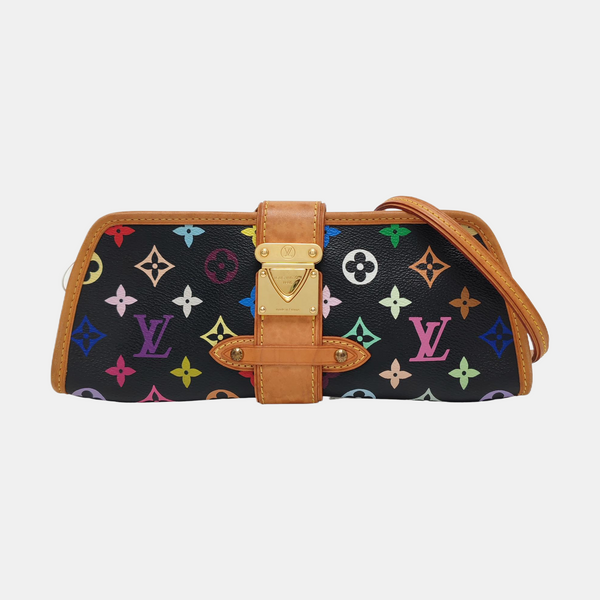 SHIRLEY Monogram Coated Canvas Black