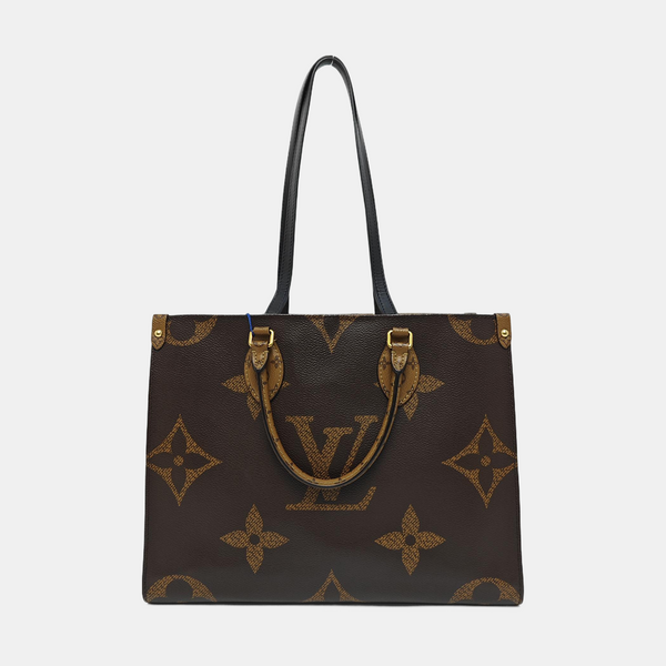 ONTHEGO MM Monogram Coated Canvas Brown