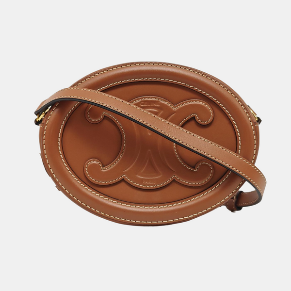 TRIOMPHE Small Calfskin Brown