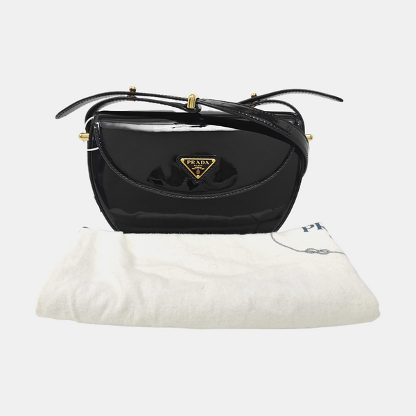 Arqué Mini Patent Leather Black