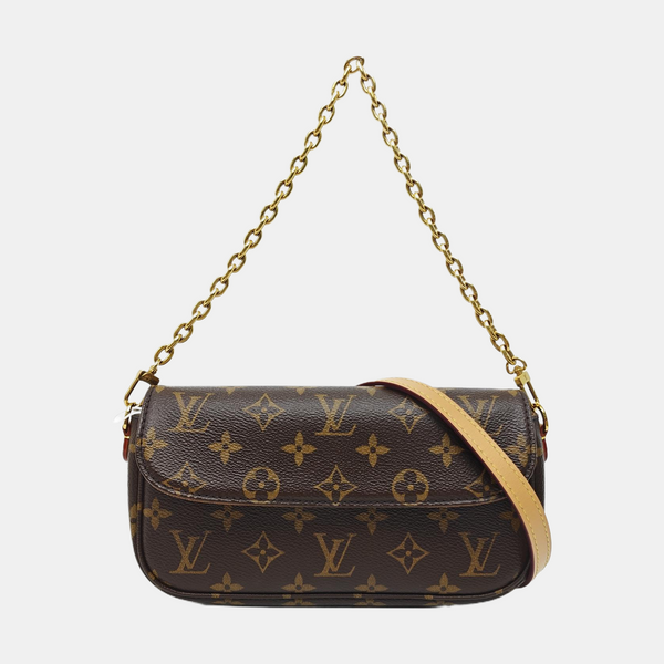 IVY Monogram Coated Canvas Brown