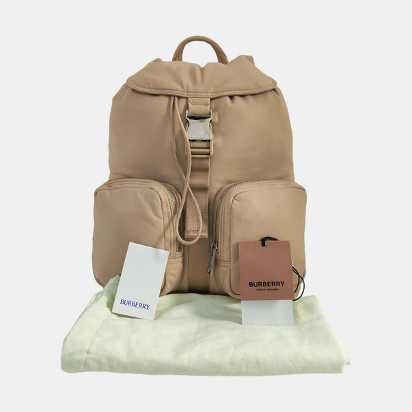 The Rucksack Small Nylon Beige
