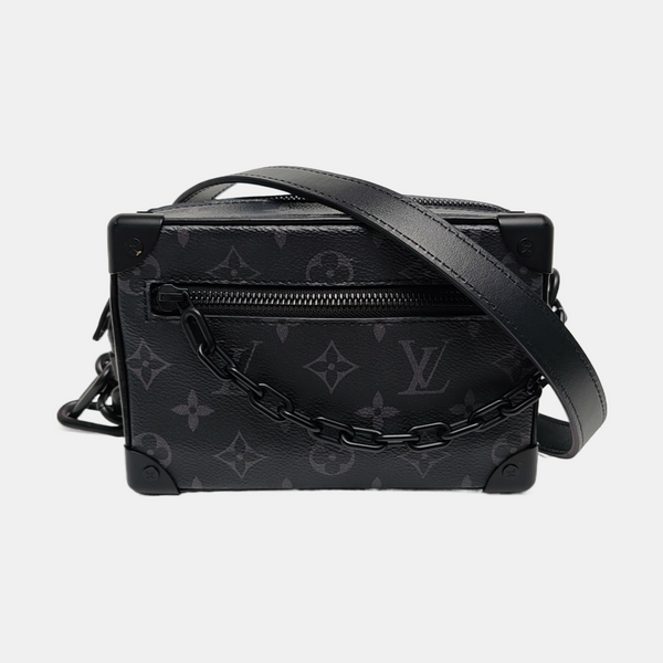 SOFT TRUNK Mini Monogram Coated Canvas Black