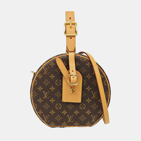 BOITE CHAPEAU PM Monogram Coated Canvas Brown