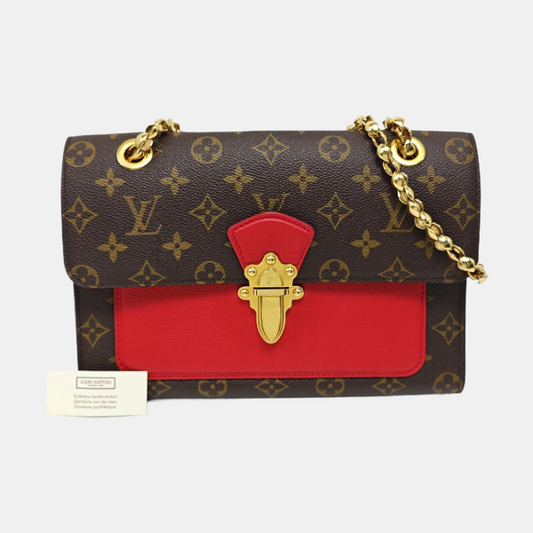 VICTOIRE Monogram Coated Canvas Brown