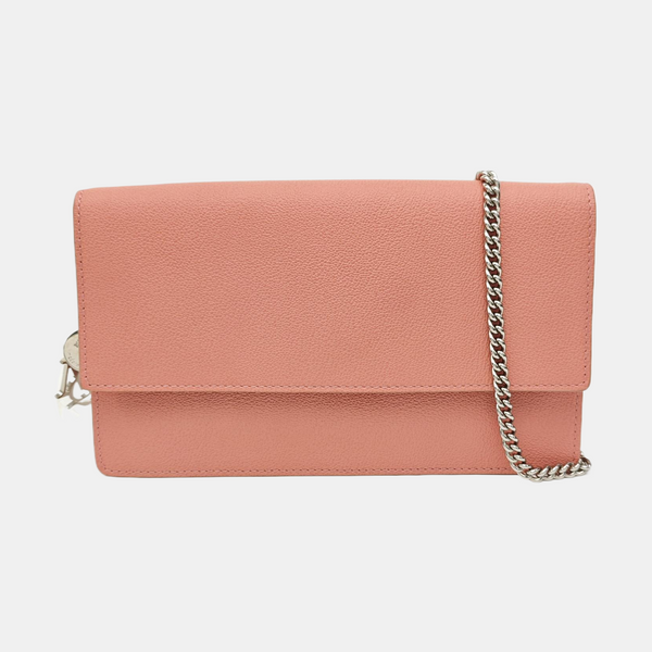 Calfskin Shoulder Bag Pink