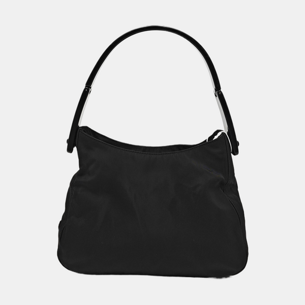 Nylon Shoulder Bag Black
