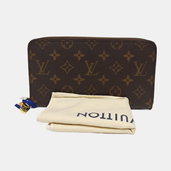 ZIPPY Monogram Coated Canvas Brown Wallet