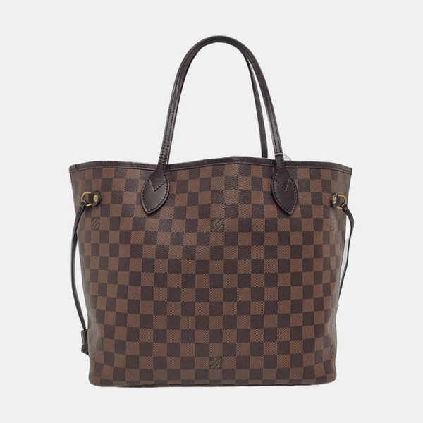 Authenticated pre-owned NEVERFULL MM Coated Canvas Brown - Tote Bag at Looply