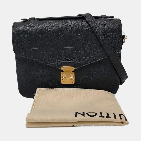 MÉTIS MM Monogram Calfskin Black