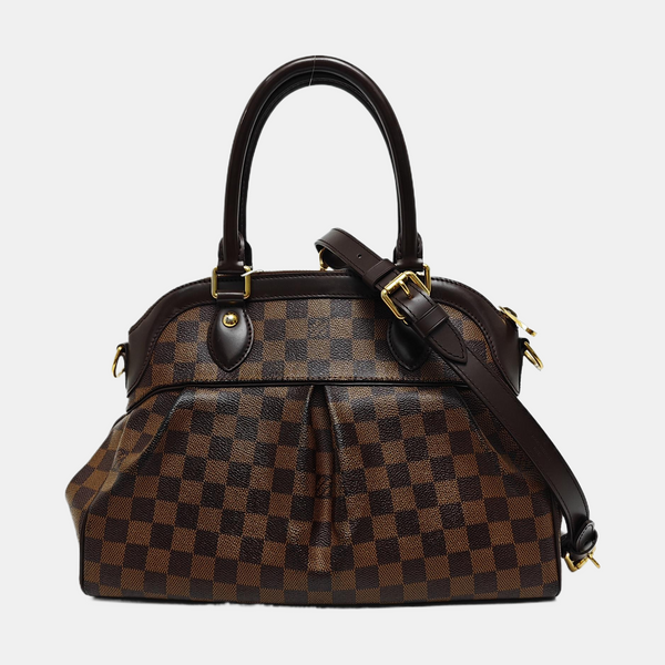 TREVI PM Damier Ebene Coated Canvas Brown