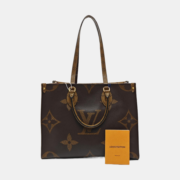ONTHEGO MM Monogram Coated Canvas Brown